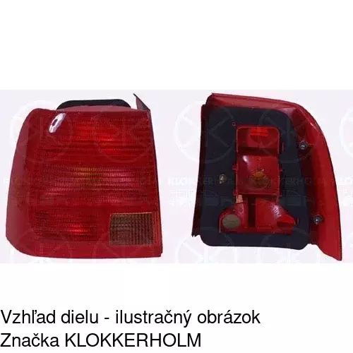 Zadné svetlo POLCAR 9548872S