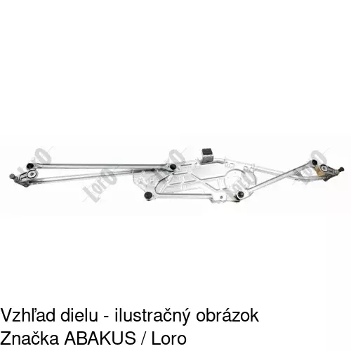 Náhon stieračov bez motora 9550MWP1 /POLCAR/ - obr. 4