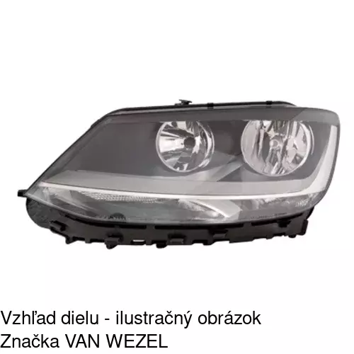 Hlavný reflektor 955209-U /POLCAR/ - obr. 3