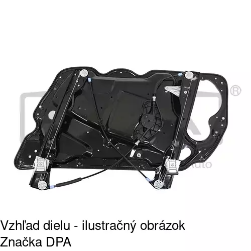 Mechanizmus sťahovania okna elektrický bez motora 9555PSG1 /POLCAR/ - obr. 3