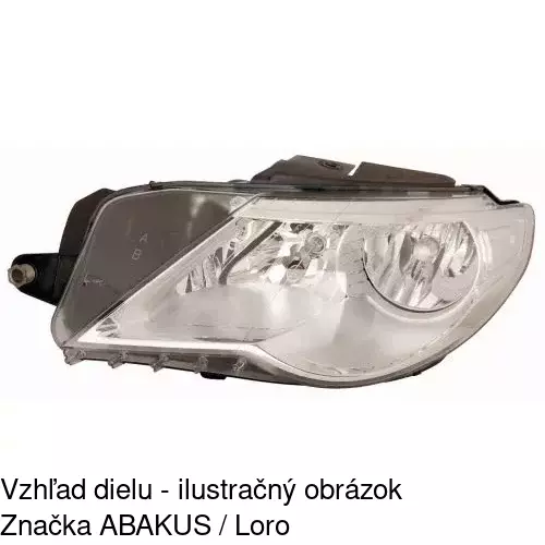 Hlavný reflektor 955610-E /POLCAR/ - obr. 3