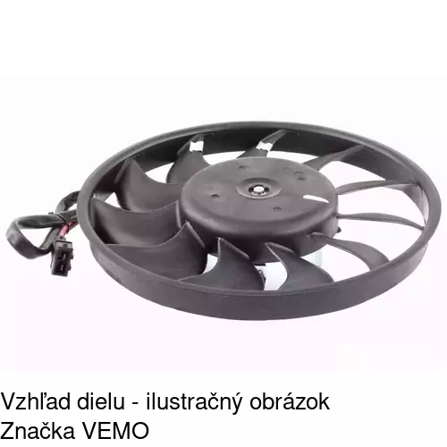 Ventilátor bez krytu / podpery 956623U1 /POLCAR/ - obr. 3