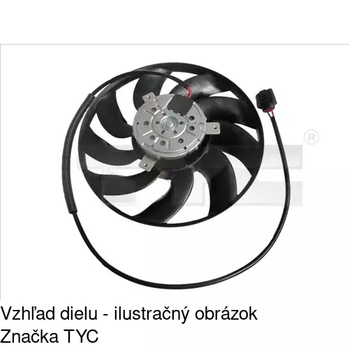 Ventilátory chladičov 956823W1 /POLCAR/ - obr. 1