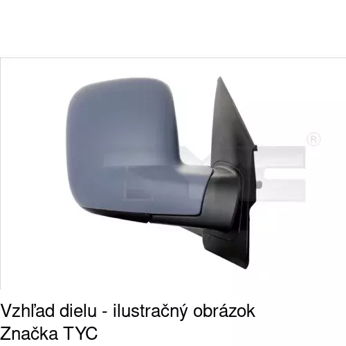 Rám vonkajšieho zrkadla 956855PM /POLCAR/ - obr. 1
