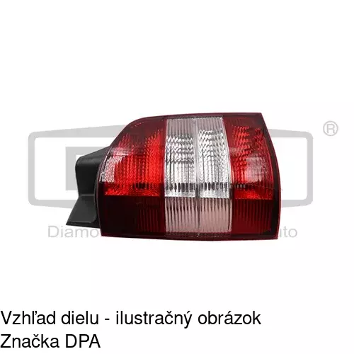 Zadné svetlo 9568871E /POLCAR/ - obr. 2