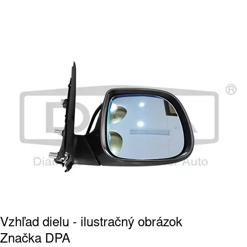 Rám vonkajšieho zrkadla 956955TE /POLCAR/ - obr. 5