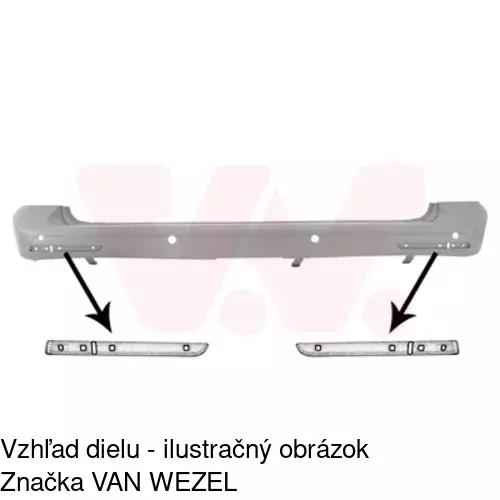 Zadný nárazník 956996 /POLCAR/ - obr. 1