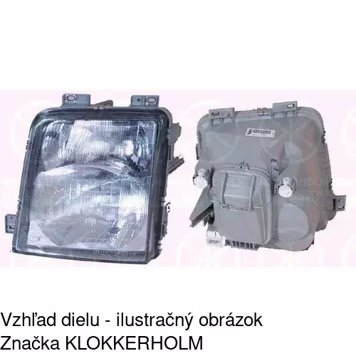 Hlavný reflektor 9571104E /POLCAR/ - obr. 1