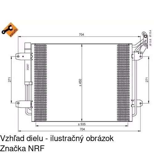 Chladiče klimatizácie 9575K81X /POLCAR/ - obr. 3