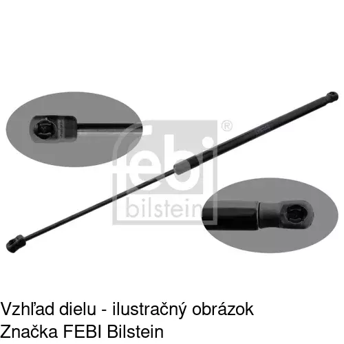 Plynová pružina 9582AB /POLCAR/ - obr. 2