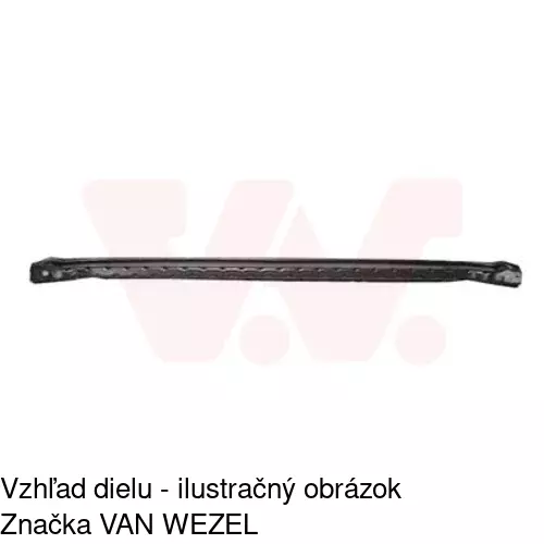 Dolný nosník predného čela 958534 /POLCAR/ - obr. 1