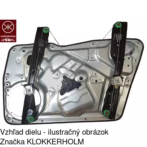 Mechanizmus sťahovania okna elektrický bez motora POLCAR 9585PSG2