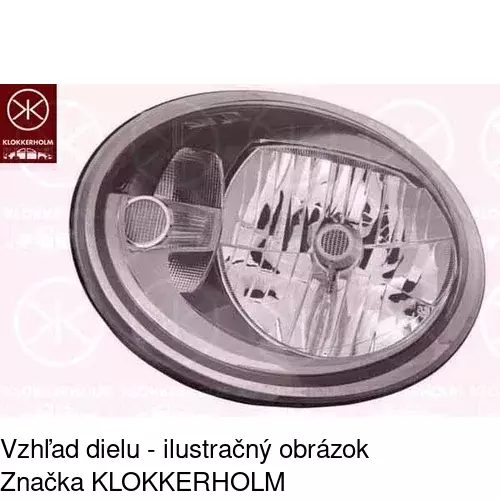 Hlavný reflektor 95C110-E /POLCAR/ - obr. 1
