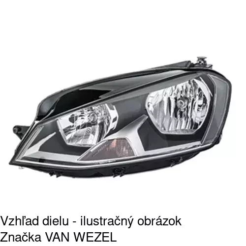 Hlavný reflektor 95C209-E /POLCAR/ - obr. 5
