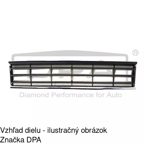 Kryt v nárazníku 95D12720 /POLCAR/ - obr. 1