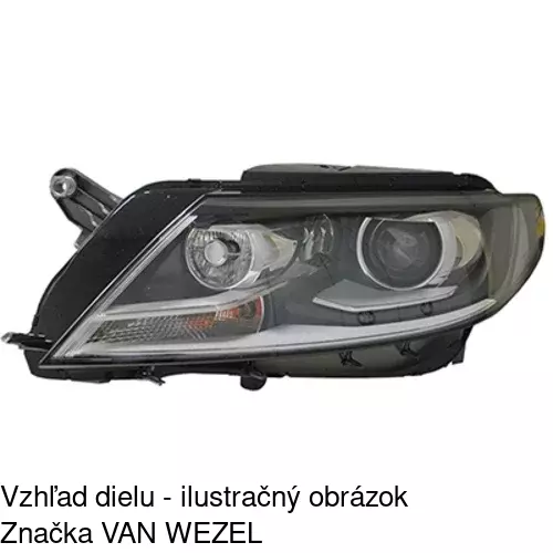 Hlavný reflektor 95G109-U /POLCAR/ - obr. 2