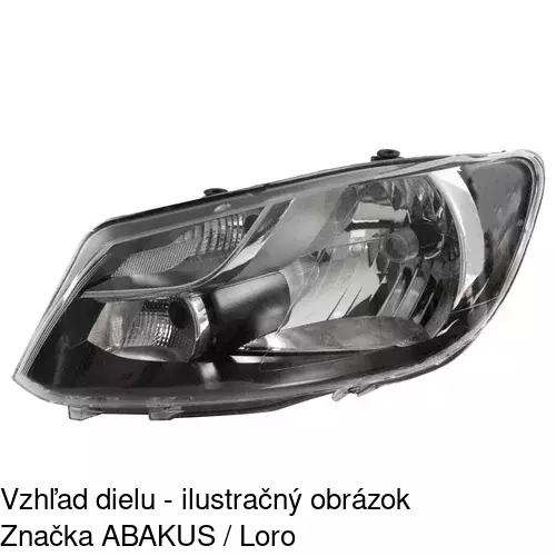 Hlavný reflektor 95U1090E /POLCAR/ - obr. 3