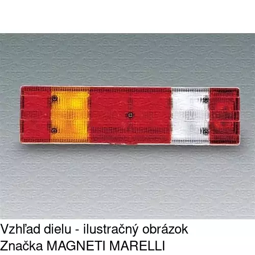 Tienidlo zadného svetla POLCAR 99LT066E