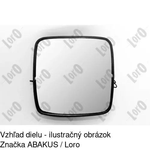 Vonkajšie univerzálne zrkadlo 99LU22-E /POLCAR/ - obr. 2