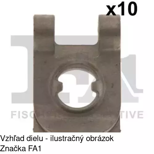 Montážny plech RXC10122 /POLCAR/ - obr. 1