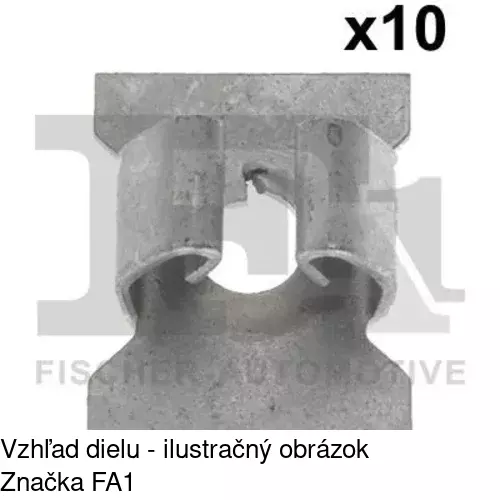 Montážny plech RXC60303 /POLCAR/