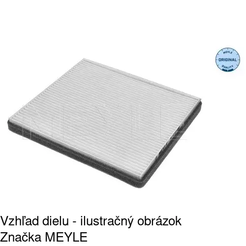 Kabínový filter s uhlíkom POLCAR S11-1044