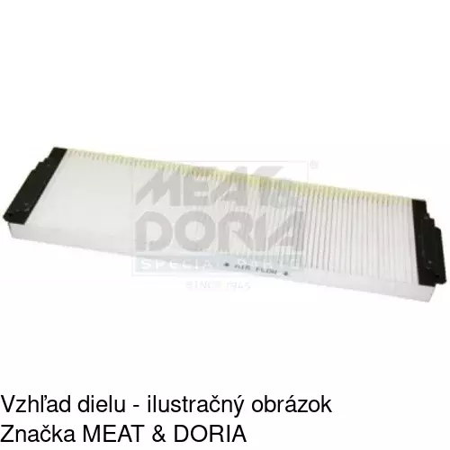 Kabínový filter s uhlíkom S11-1073 /POLCAR/ - obr. 2