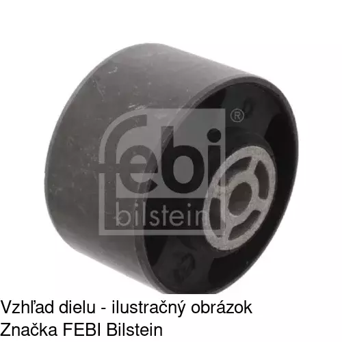 Silentblok motora S2223011 /POLCAR/ - obr. 2