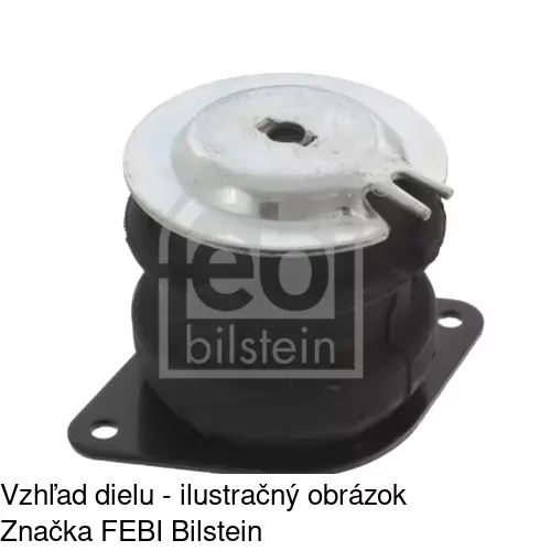 Silentblok motora POLCAR S2295008