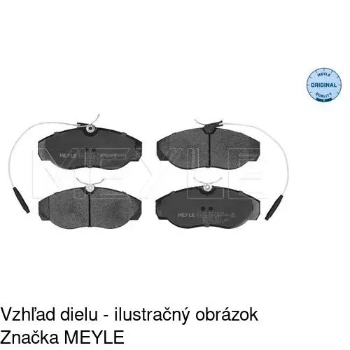 Brzdové dosky S70-0044 /POLCAR/ - obr. 4