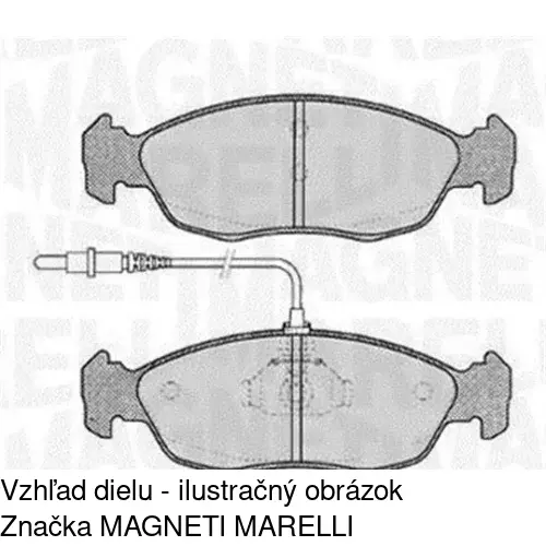 Brzdové dosky S70-0143 /POLCAR/ - obr. 5