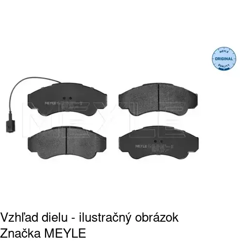 Brzdové dosky S70-0173 /POLCAR/ - obr. 5
