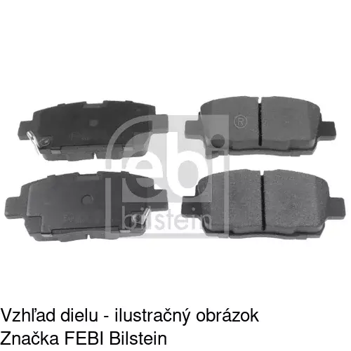 Brzdové dosky S70-0210 /POLCAR/ - obr. 3
