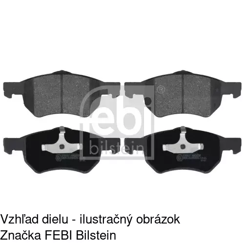 Brzdové dosky S70-0226 /POLCAR/ - obr. 2