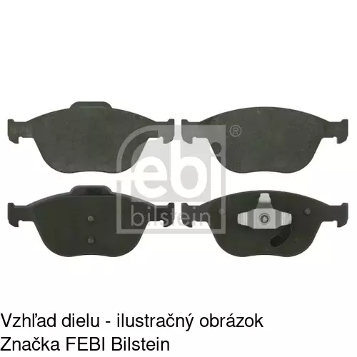 Brzdové dosky S70-0229 /POLCAR/ - obr. 4