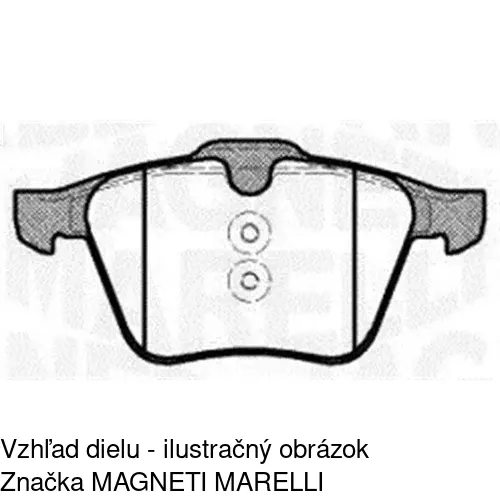 Brzdové dosky S70-0251 /POLCAR/ - obr. 2
