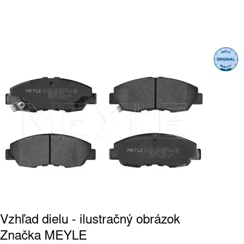 Brzdové dosky S70-0261 /POLCAR/ - obr. 4