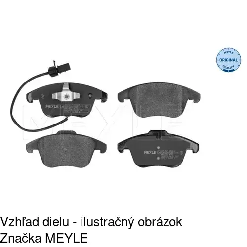 Brzdové dosky POLCAR S70-0305