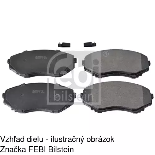 Brzdové dosky POLCAR S70-0329