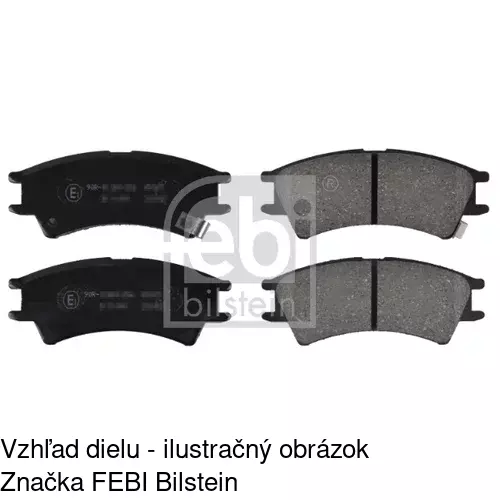 Brzdové dosky POLCAR S70-0341