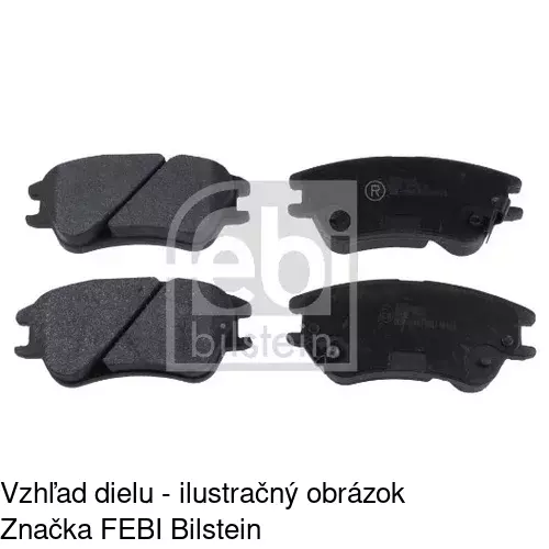 Brzdové dosky S70-0341 /POLCAR/ - obr. 4