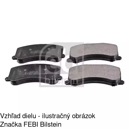 Brzdové dosky S70-0457 /POLCAR/ - obr. 3