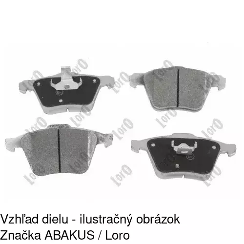 Brzdové dosky POLCAR S70-1355