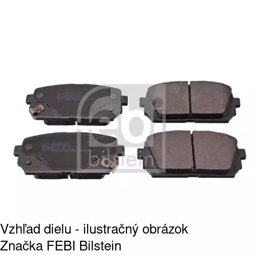 Brzdové dosky POLCAR S70-1572