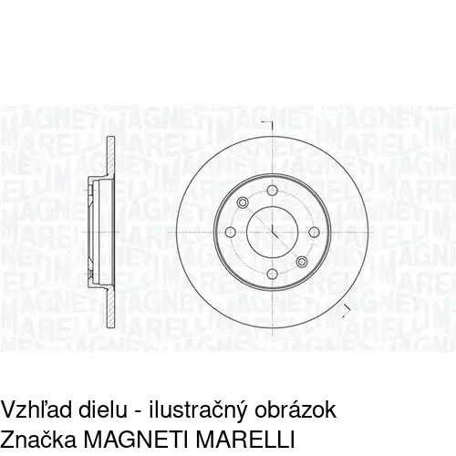 Brzdový kotúč S71-0008 /POLCAR/ - obr. 3