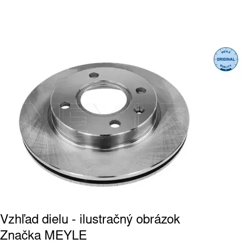 Brzdový kotúč S71-0010 /POLCAR/ - obr. 5