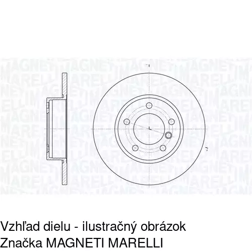 Brzdový kotúč S71-0070 /POLCAR/ - obr. 5