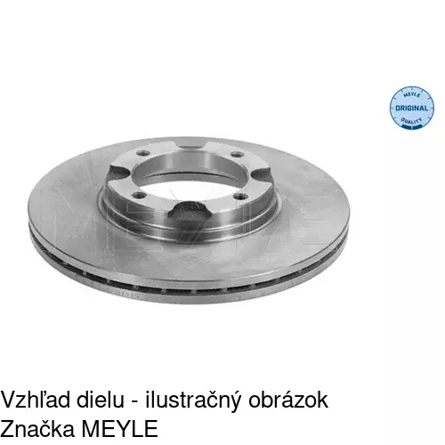 Brzdový kotúč S71-0214 /POLCAR/ - obr. 2