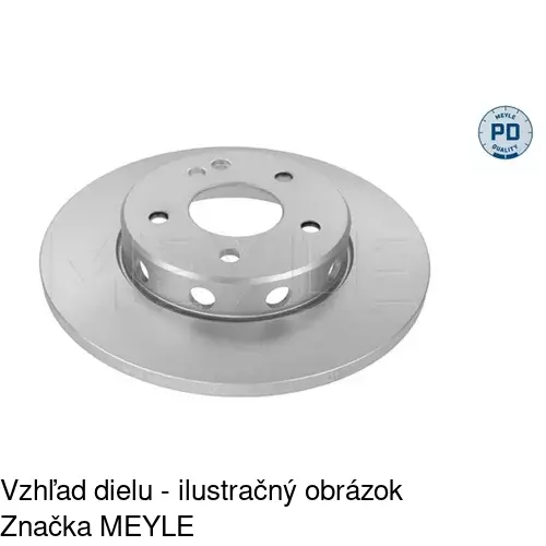 Brzdový kotúč S71-0275 /POLCAR/ - obr. 3