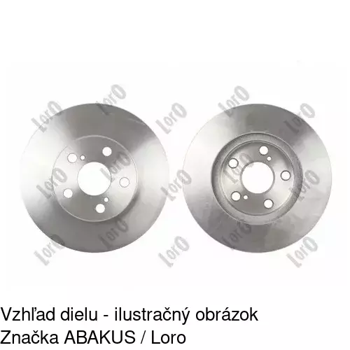 Brzdový kotúč S71-0339 /POLCAR/ - obr. 4